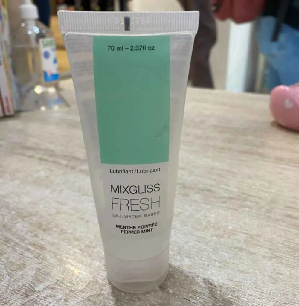 Lubrifiant Mixgliss menthe poivrée fresh 70 ml 2.37 fl oz