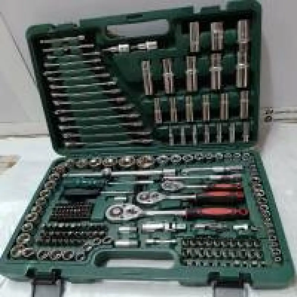 Mallette à outils de 218 Pièces Chrome vanadium