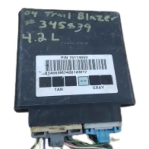 Module de commande de carrosserie 2004 Chevrolet Trailblazer BCM OEM 4.2L, 15114669