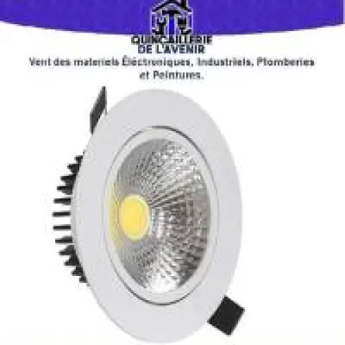 LAMPE SPOT AVEC LUMIERE : BLANC & BLEU