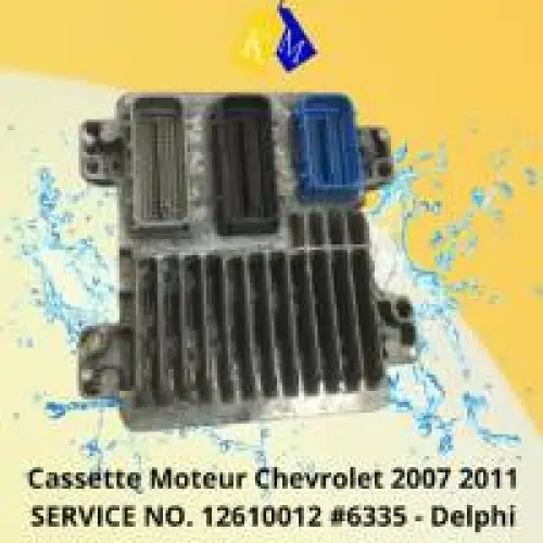 Chevrolet 2007 2011 Calculateur Moteur Chevrolet 2007 2011 SERVICE NO. 12610012 #6335 – Delphi