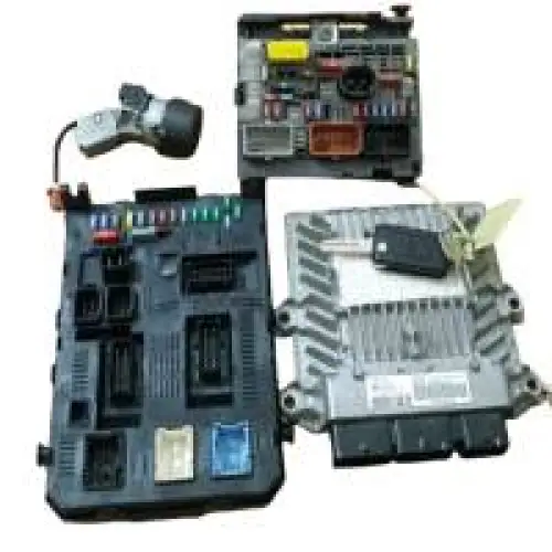 PEUGEOT 307 KIT COMPLET DEMARRAGE bsi bsm 2004 H02-01 210106 ecu SIEMENS VDO PEUGEOT 307 5WS40277J-T SW9662272980 HW9655534080 SID803A