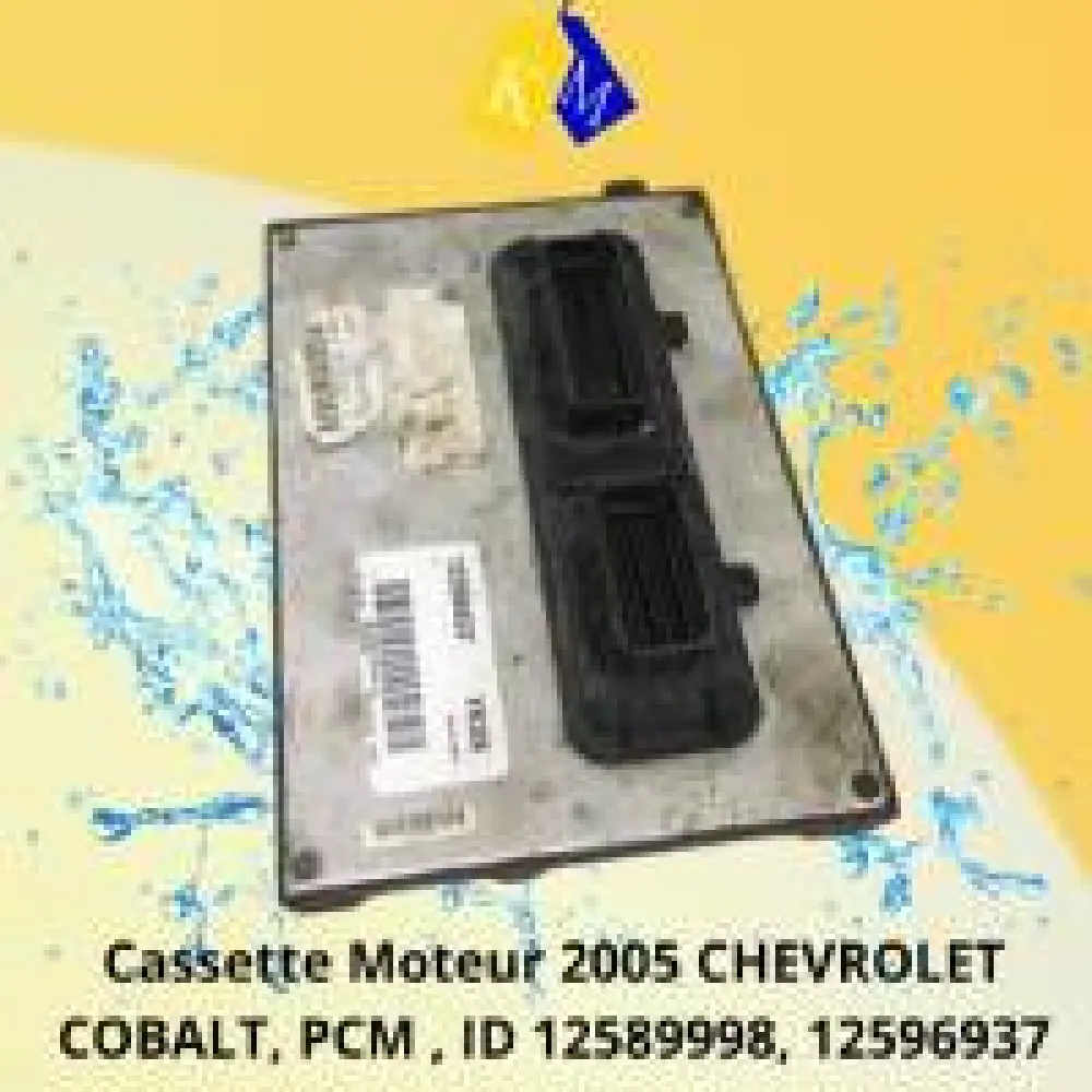 CHEVROLET COBALT 2005 Calculateur Moteur CHEVROLET COBALT, PCM , ID 12589998, 12596937