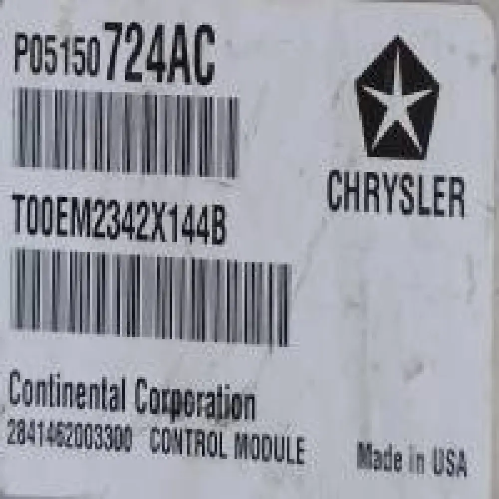 CHRYSLER Avenger Caravan Calculateur moteur CHRYSLER Avenger Caravan P05150724AC