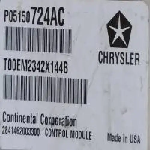 CHRYSLER Avenger Caravan Calculateur moteur CHRYSLER Avenger Caravan P05150724AC