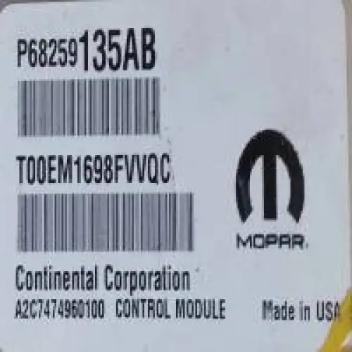 Dodge Journey Calculateur moteur Dodge Journey P68259135AB