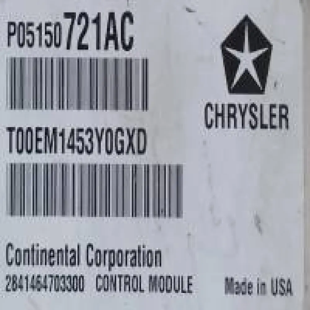 CHRYSLER DODGE Journey Calculateur moteur CHRYSLER DODGE Journey P05150721AC