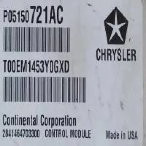 CHRYSLER DODGE Journey Calculateur moteur CHRYSLER DODGE Journey P05150721AC