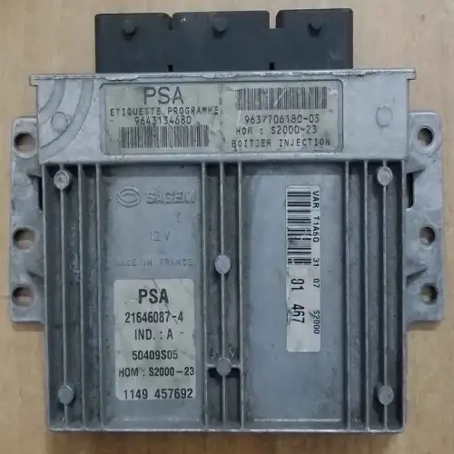 PEUGEOT 206 Calculateur moteur PEUGEOT 206; 9637706180-05   / 96 431 34680 (PSA)