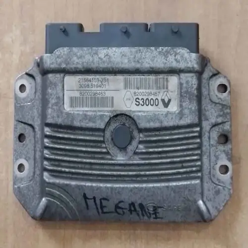 RENAULT MEGANE 1.6L Calculateur moteur RENAULT MEGANE 1.6L; 21584153-3B1;  8200298457; 8200298463; S3000