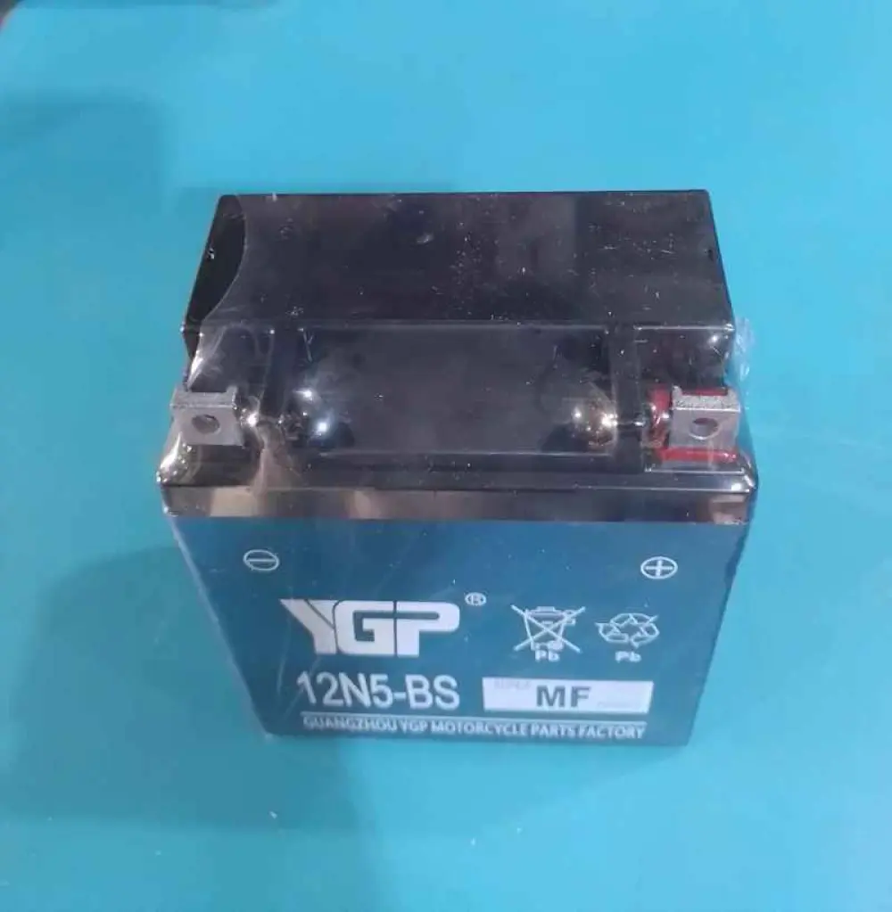 Batterie de moto YGP 12N5-BS, 12V-5A