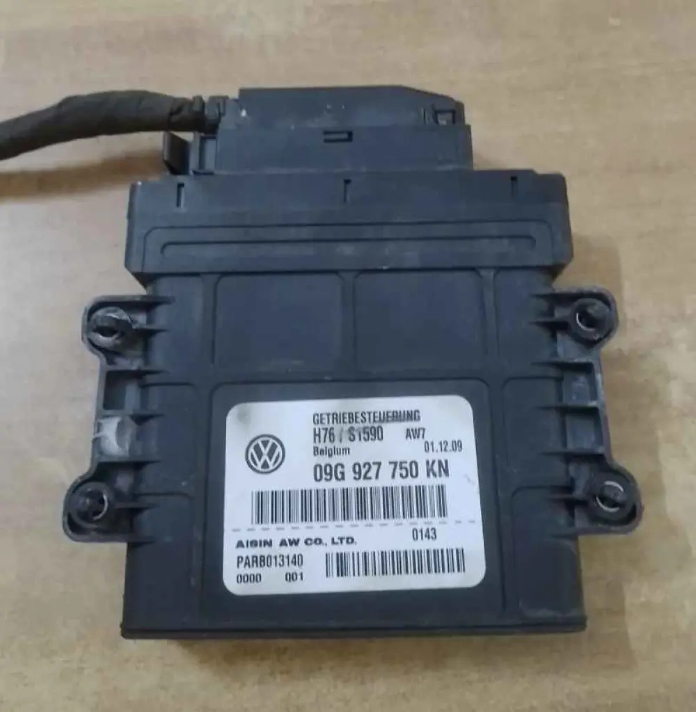 VOLKSWAGEN TIGUAN 2.0L 2010 Module de commande de transmission automatique VOLKSWAGEN TIGUAN TCM TCU 2.0L, 09G 927 750 KN/ AW7