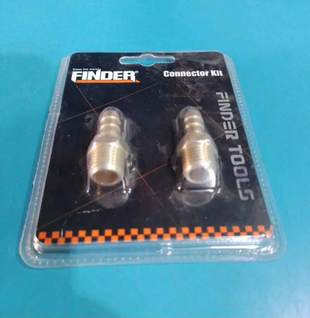 Kit Raccord rapide de compresseur, Kit Raccord de tuyaux connecteur pour compresseur 12/12mm Mâle 2 pcs