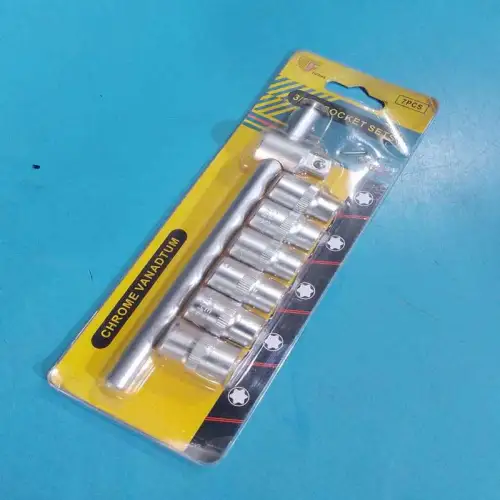 Kit de 7 clés à pipe détachables TIFON