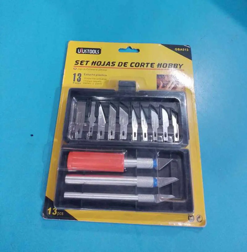 Kit de Couteaux multifonction en métal UYUSTOOLS GBAO13; 13 pcs