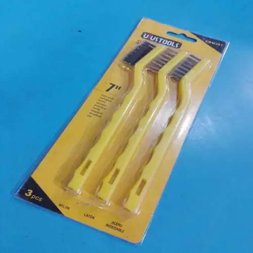 Outils de nettoyage, Ensemble de brosses métaliques de nétoyage EBM301; 3 pcs Uyustools