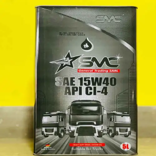 Huile moteur SAE 15W40/ API CI-4; 5L SMC Général Trading SARL