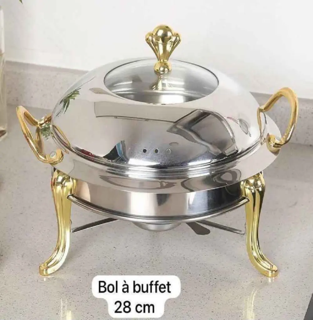 Chauffing dish, en acier inoxydable ménage/usage commercial