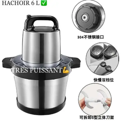 Mixeur, Hachoir à viande électrique multifonction 6L