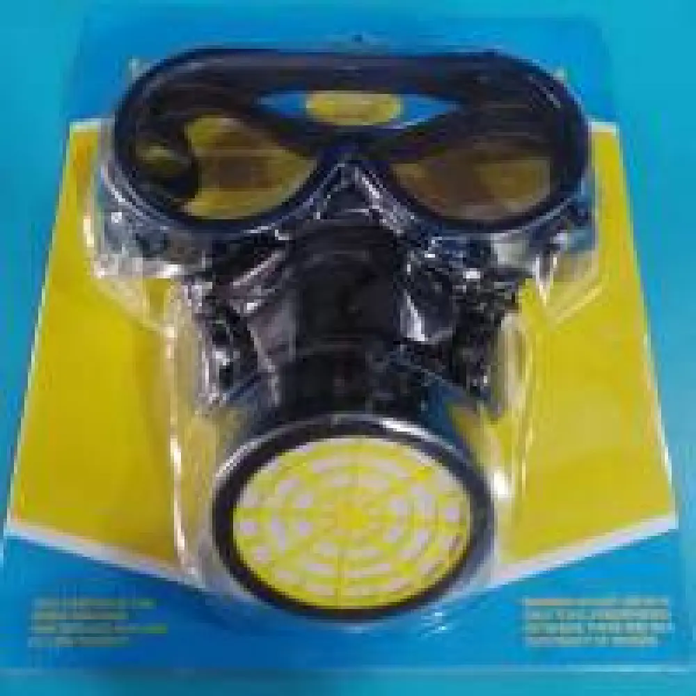 Masque cartouche de protection respiratoire avec lunette