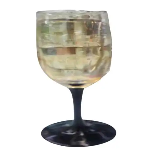 Lot de 6 tasses en verre à pied nouveau modèle