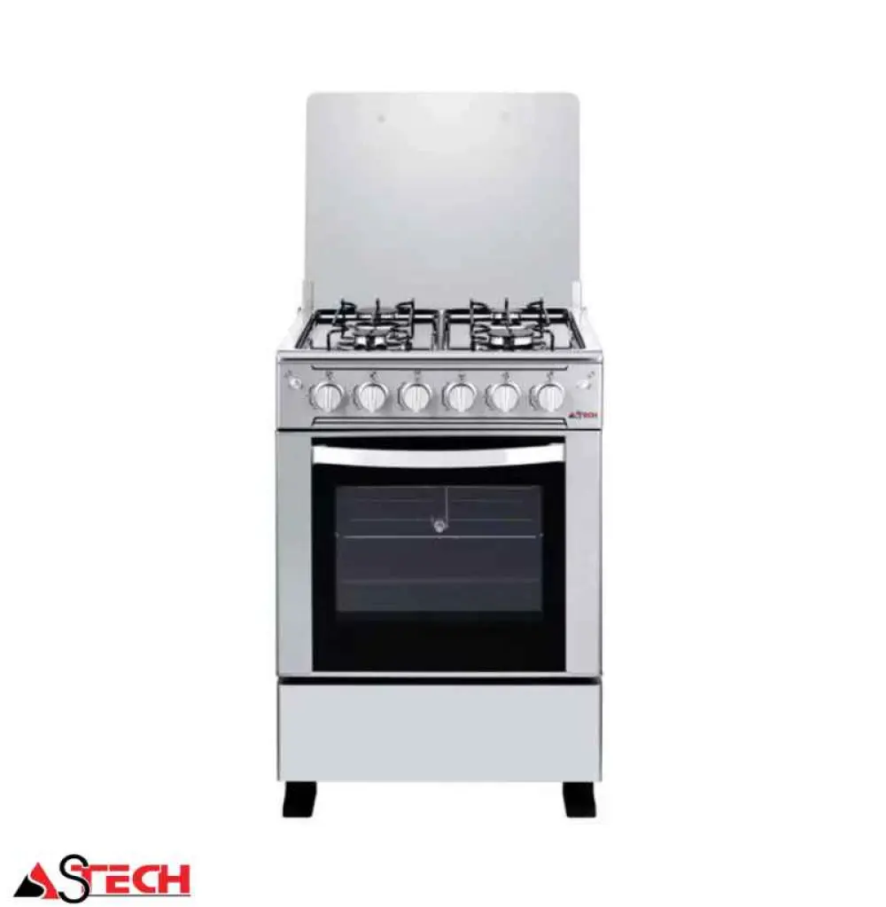 Cuisinière à gaz 4 feux ASTECH CSI-60MS 60/60 CUIAST6060CS