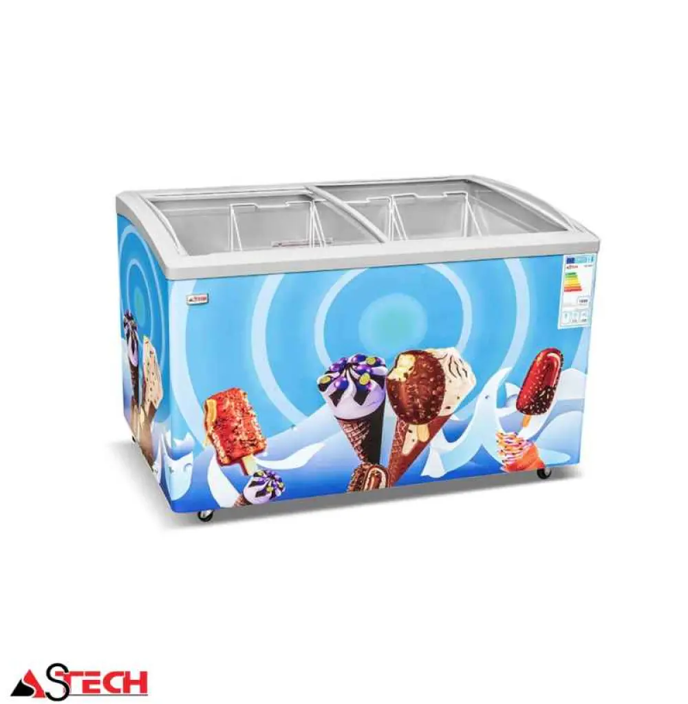 Congélateur horizontal vitrine ASTECH FH500V CONAST0500FH 500L