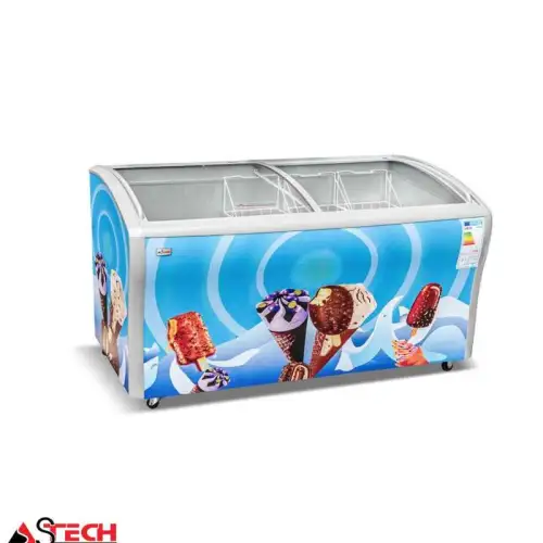 Congélateur horizontal vitrine ASTECH FH600V CONAST0600FH 600L