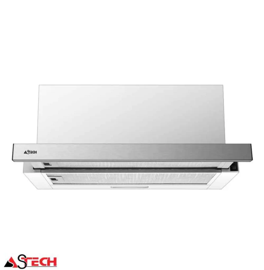 Hotte de cuisine décorative murale avec filtre ASTECH HO60TI55MA 60cm HOTAST060TI