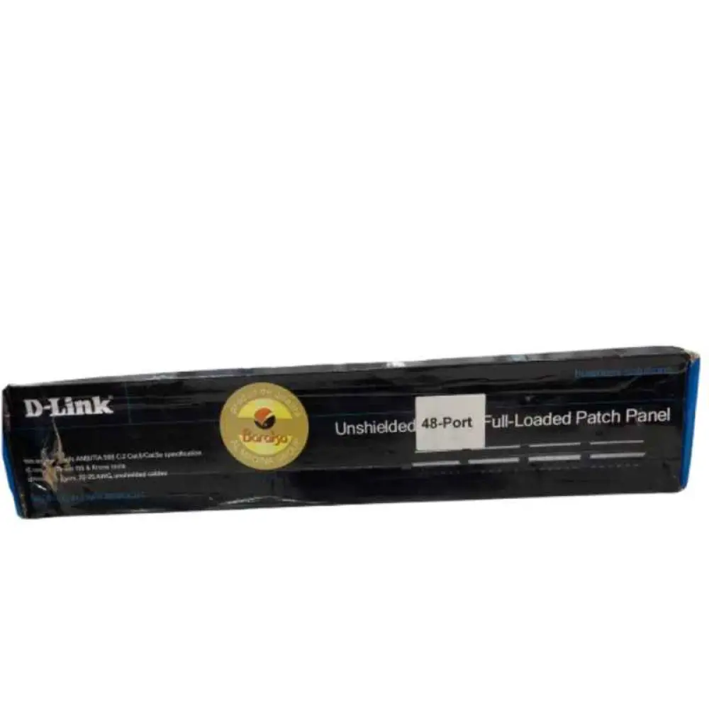 Panneau de brassage 48 ports avec sticker BARAKA D-LINK