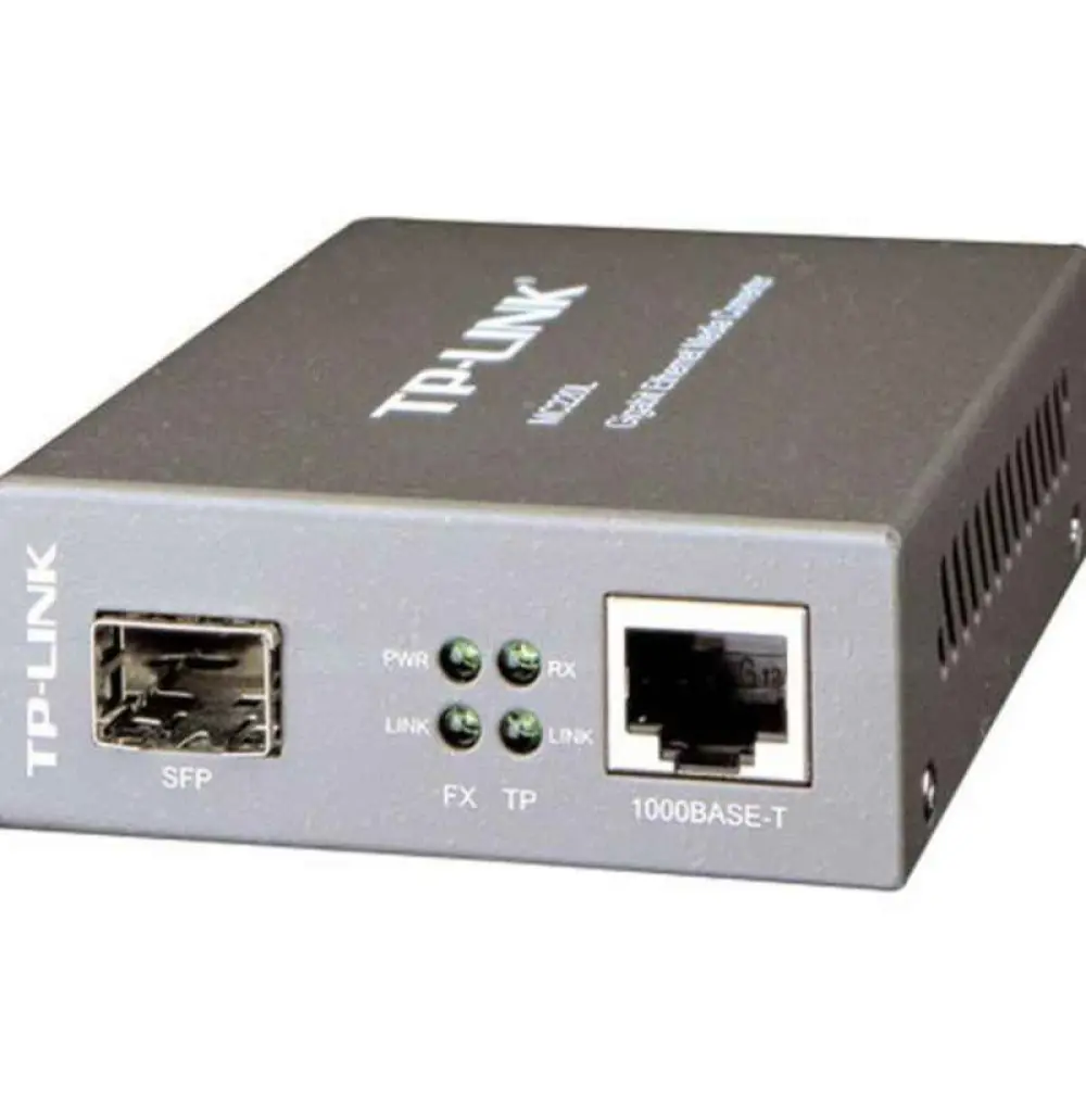 Convertisseur RJ45 Gigabit cuivre vers fibre optique LC mono/multimode TP-LINK MC220L