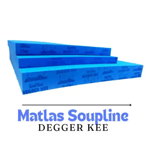Matelas Soupline nu Degger Kec Très Confortable - 90 x190x 12cm