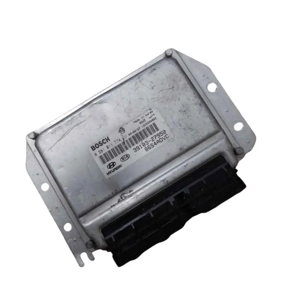 Hyundai Santa Fe 2004-2005 2.0L Calculateur moteur PCM ECM ECU OEM 39103-27950 0 281 011 774 0281011774 86S4ADVC K59E BOSCH