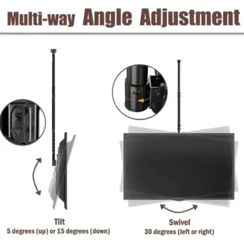 SUPPORT TV PLAFONIER D03 42"-75"