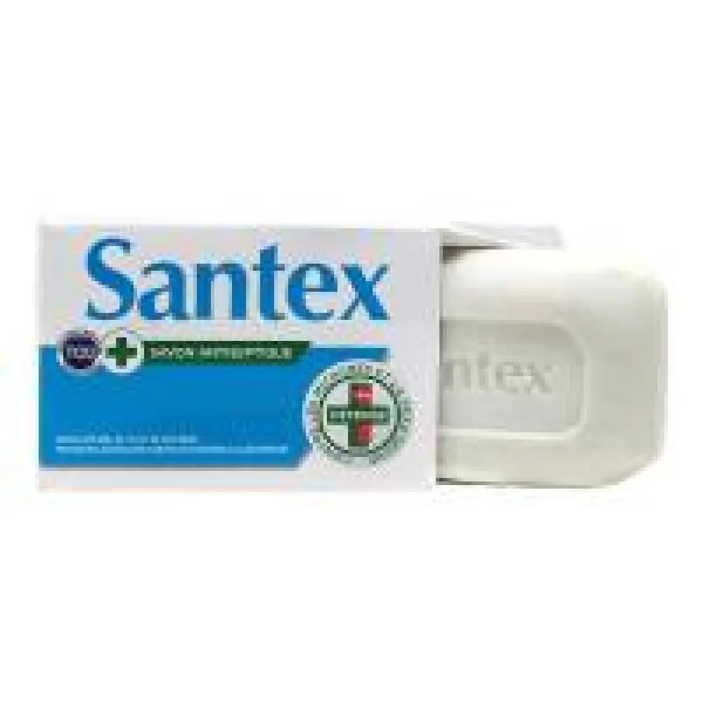 Savon Antiseptique Santex Médicamenteux blanc 80g x6pcs