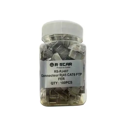 RSCAR CONNECTEUR RS-RJ407 FER BLINDE POT DE 100pcs