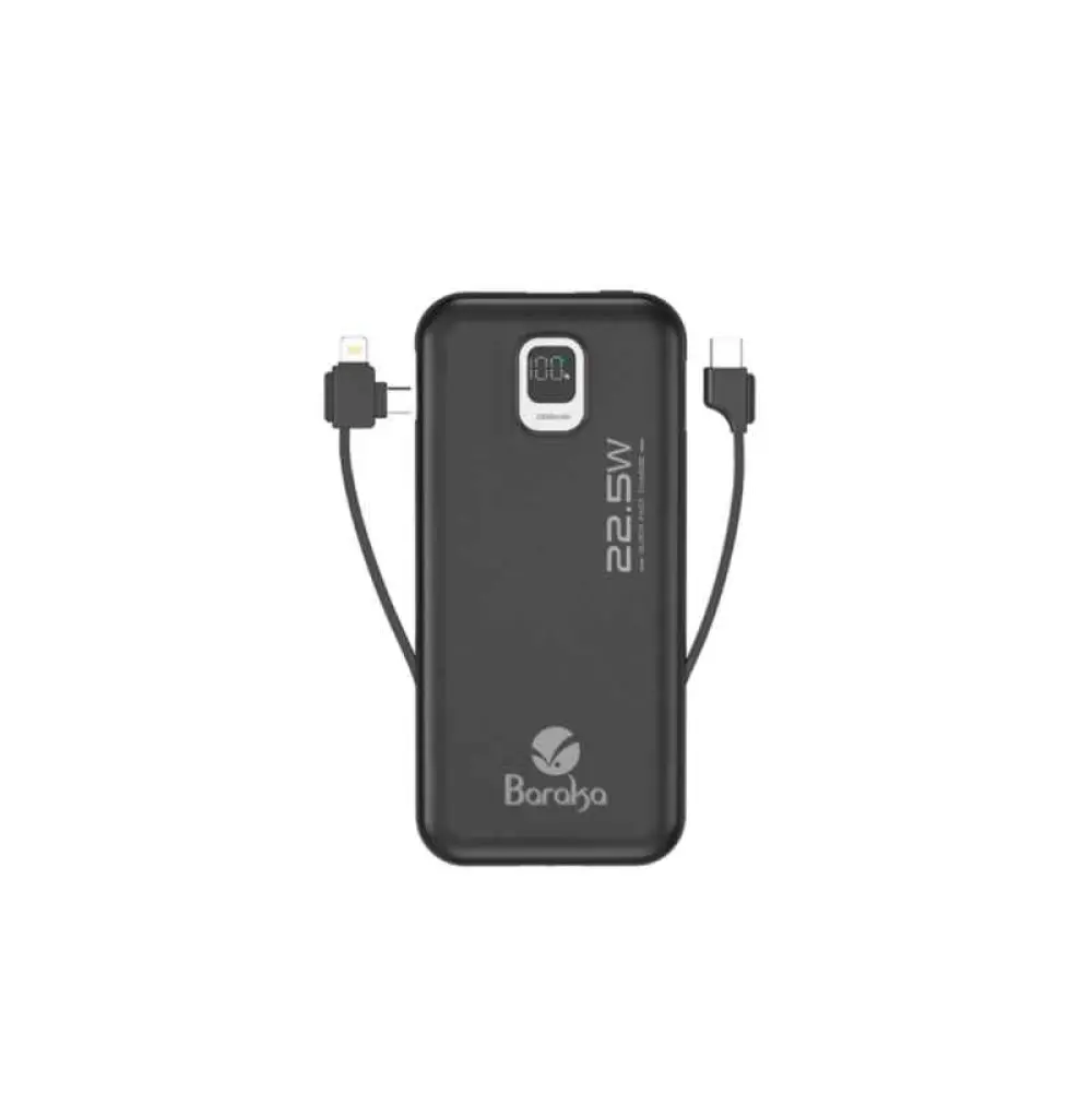 Power Bank Baraka BRK-PB19 Noir