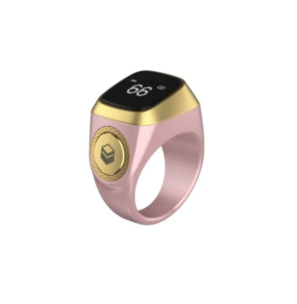 Baque Connectee iqibla Zikr Ring 20mm E0120GR ( SMART TASBIH RING )