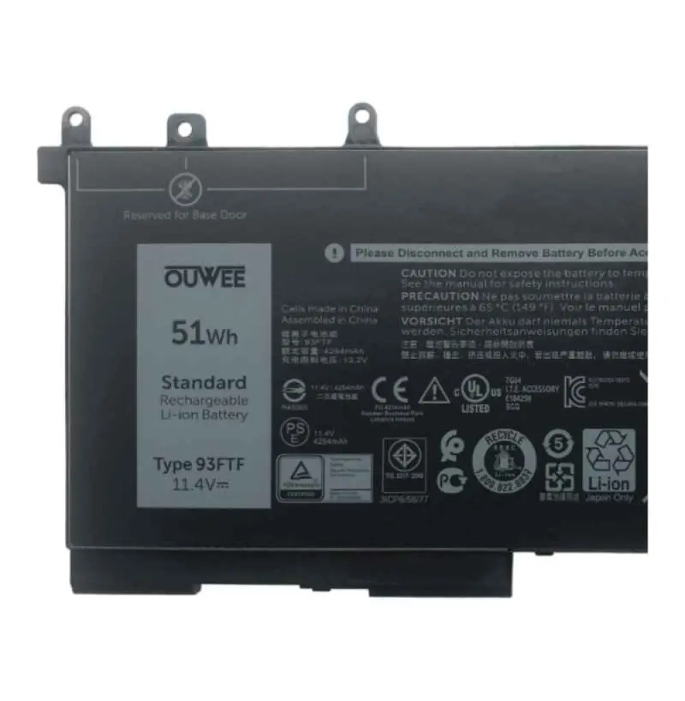 Batterie Ordinateur DELL 93FTF