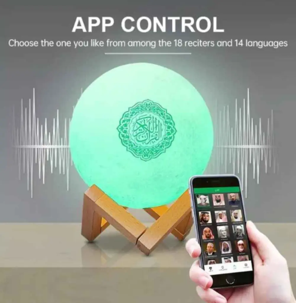 Haut Parleur EQUANTU DESK LAMP QUR'AN SPEAKER SQ-168 / RADIO CORAN/QURAN