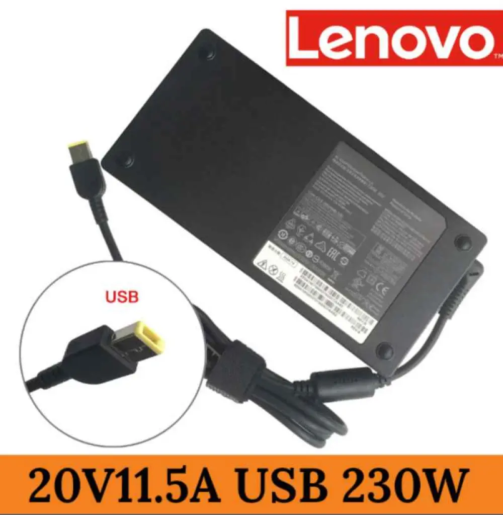 Chargeur Ordinateur LENOVO 20V11.5A USB (230W) - ORIGINAL