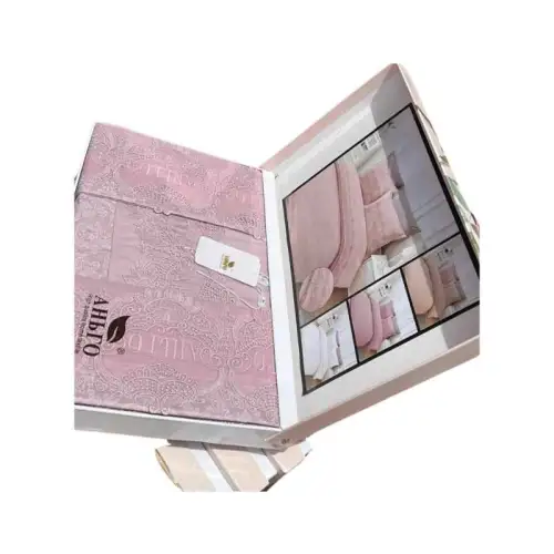 COUVRE LIT AHBRO, (6 PIÈCES), ROSE