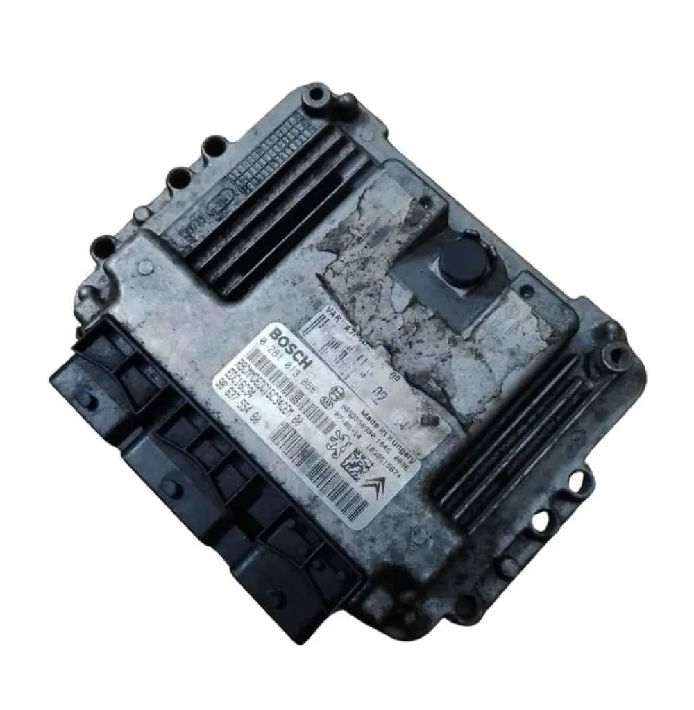  PEUGEOT 207; 1.6 HDI Calculateur moteur 2007-2008BOSCH 0281013868/ 9663755480/ 9653958980/ EDCI6C34
