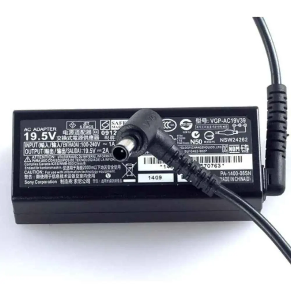 Chargeur ordinateur SONY 19.5V2A 6.5*4.4MM (Copy)
