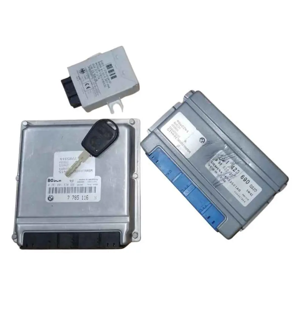 Kit complet de démarrage avec calculateur, module et Unité de commande antidémarrage BMW 5 E39 530 EWS 2000-2003 3.0 DIESEL 135KW  61.35-8387448/ 0281001830/ GS20/ SW42 BOSCH