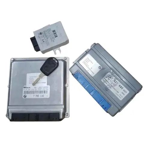 Kit complet de démarrage avec calculateur, module et Unité de commande antidémarrage BMW 5 E39 530 EWS 2000-2003 3.0 DIESEL 135KW  61.35-8387448/ 0281001830/ GS20/ SW42 BOSCH