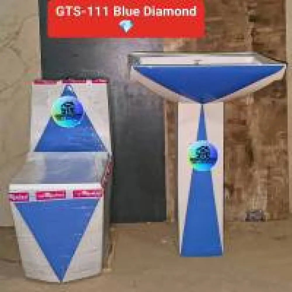 Ensemble Chaise anglaise et lavabo en céramique GTS-111 BLUE DIAMOND
