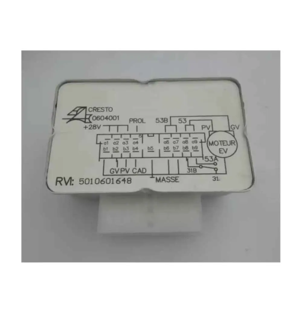Module de commande 5010601649 Kit de commande de moteur 28V 17 piècesOE 0604001, (SPH45)