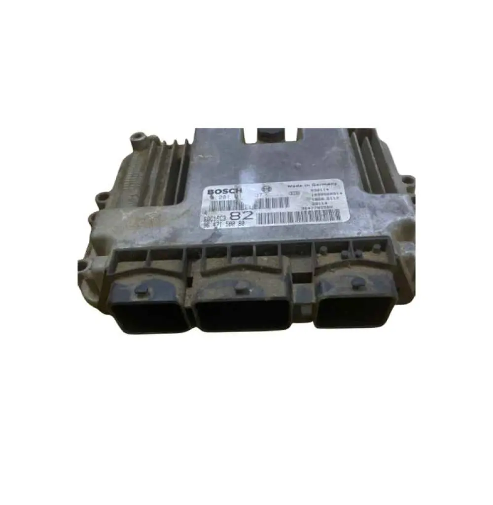 PEUGEOT 206 1.4 HDI BOSCH 0 281 010 707, 0281010707, 96 471 580 80, 9647158080, 9647785580, EDC16C3 82, 1039S00914CAL CULATEUR MOTEUR 
