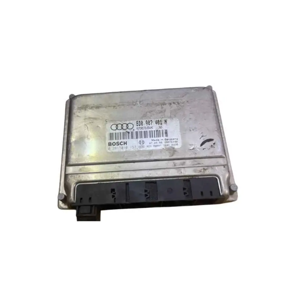 AUDI A4 2.5 0281010157 / 28RTE480 / 8D0907401N (D65) CALCULATEUR MOTEUR